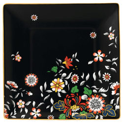 Wedgwood Wonderlust Oriental Jewel Tea Tray, Black/Multi, 14.5cm